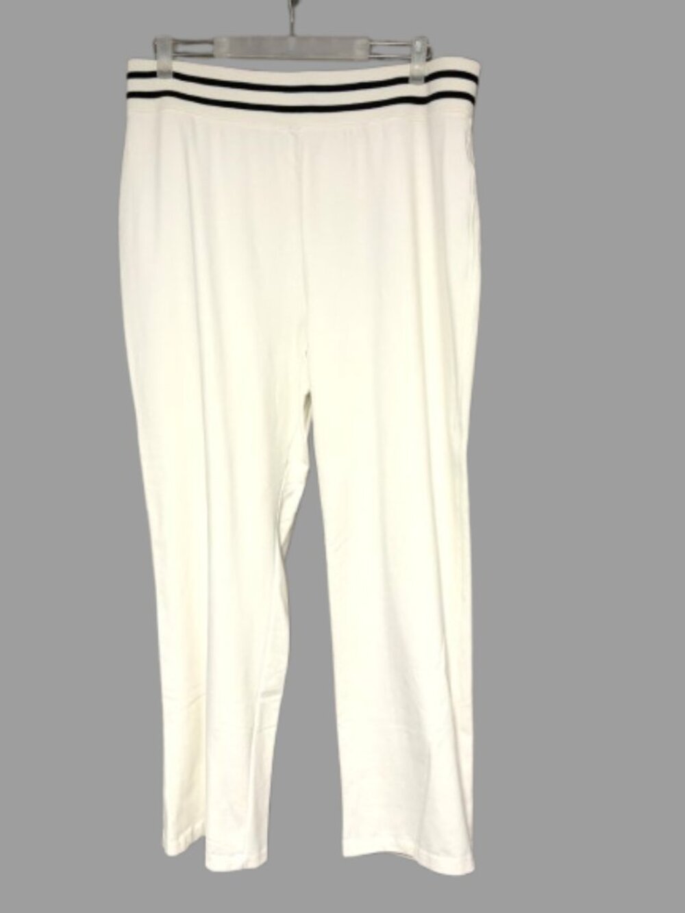 Jones New York White Pull-on Sport Pants Size 2X